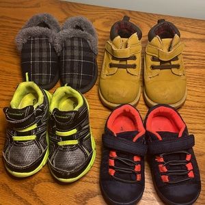Toddler shoes size 5. 4 pair of various brands.